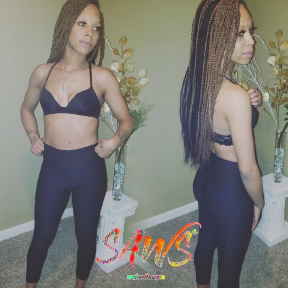Curves Ahead Brazilian Texture Leggings